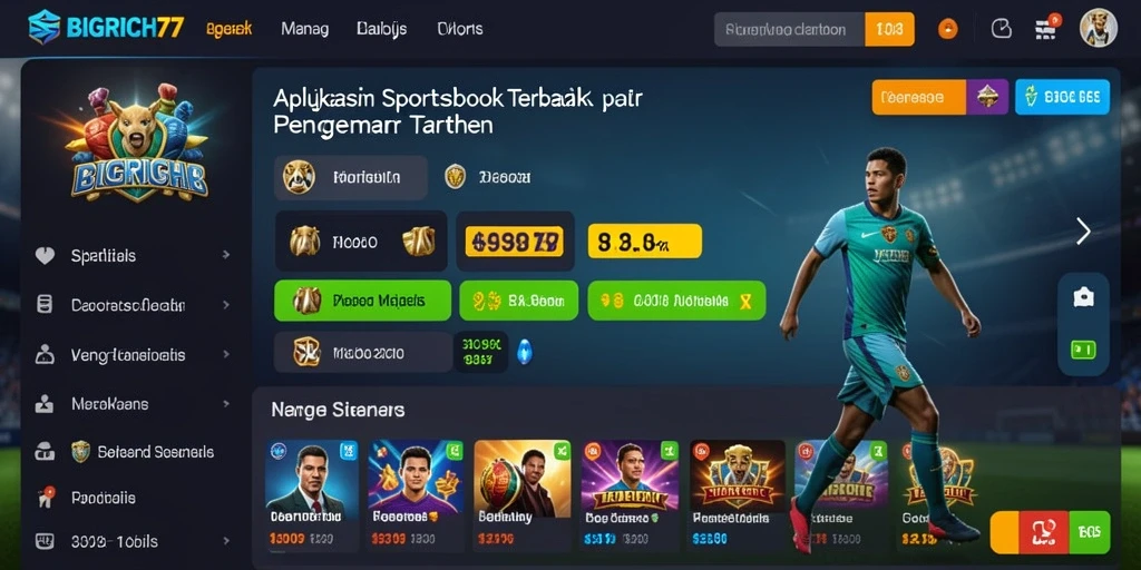 Tampilan menarik dari gameplay BIGRICH77 dengan opsi taruhan yang bervariasi.
