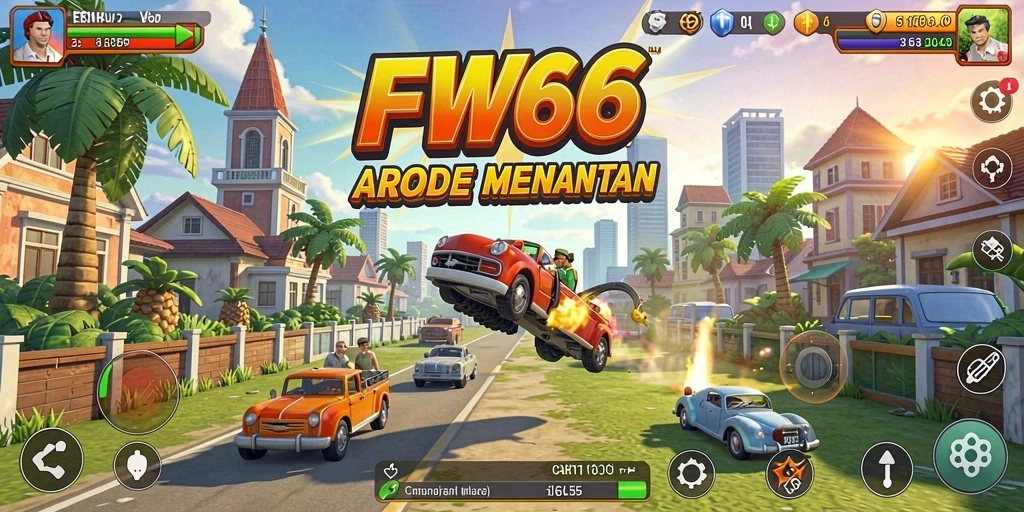 Tampilan gameplay seru dari FW66 yang penuh dengan aksi.