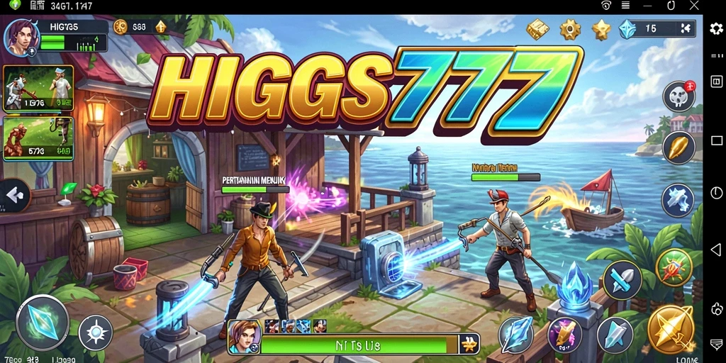 Tampilan menarik dari gameplay HIGGS777 yang mendebarkan.
