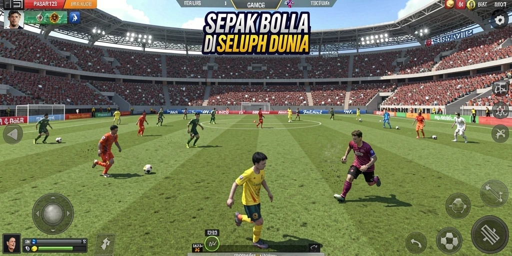 Tampilan gameplay PASAR123 yang memukau dan realistis.