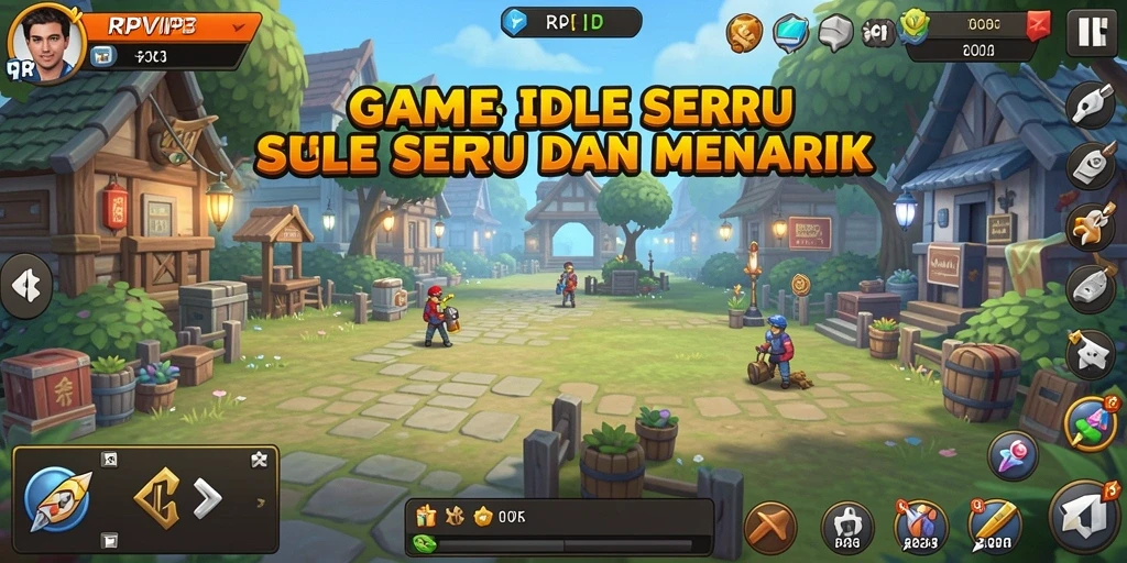 Screenshot RPVIP3 menunjukkan gameplay santai dan menarik.