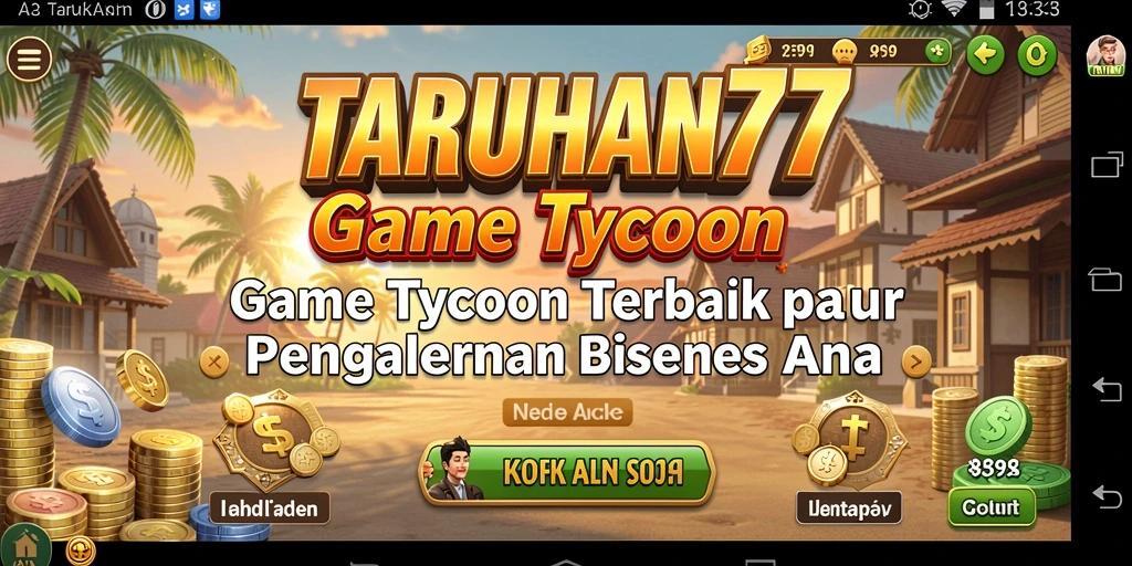 Gameplay menarik dalam TARUHAN77 dengan pengelolaan bisnis yang seru.